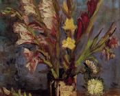 文森特 威廉 梵高 : 唐菖蒲花瓶